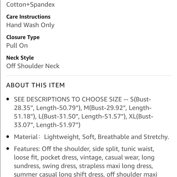 WOMENS OFF THE SHOULDER RUFFLE DRESS Size med SIDE SPLIT MAXI DRESS WITH POCKETS - Picture 13 of 14